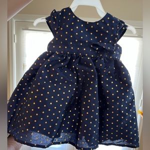 Navy Blue Infant Formal Dress